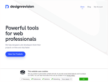 Tablet Screenshot of designrevision.com